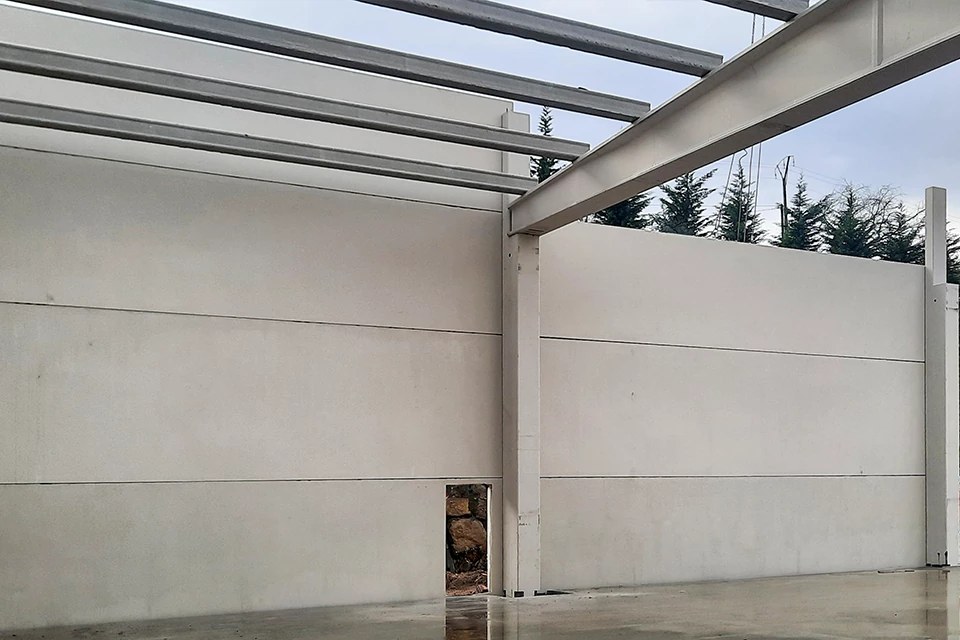 Estructura de hormigón de Bertatik