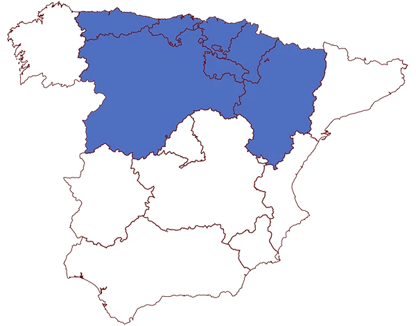 Mapa de presencia de Bertatik