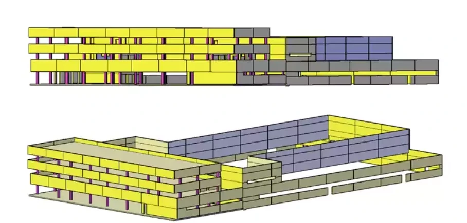 Edificio industrializado para oficinas