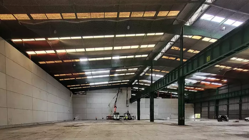 Finalizamos los trabajos de sectorización en nave industrial en Zumarraga, Gipuzkoa